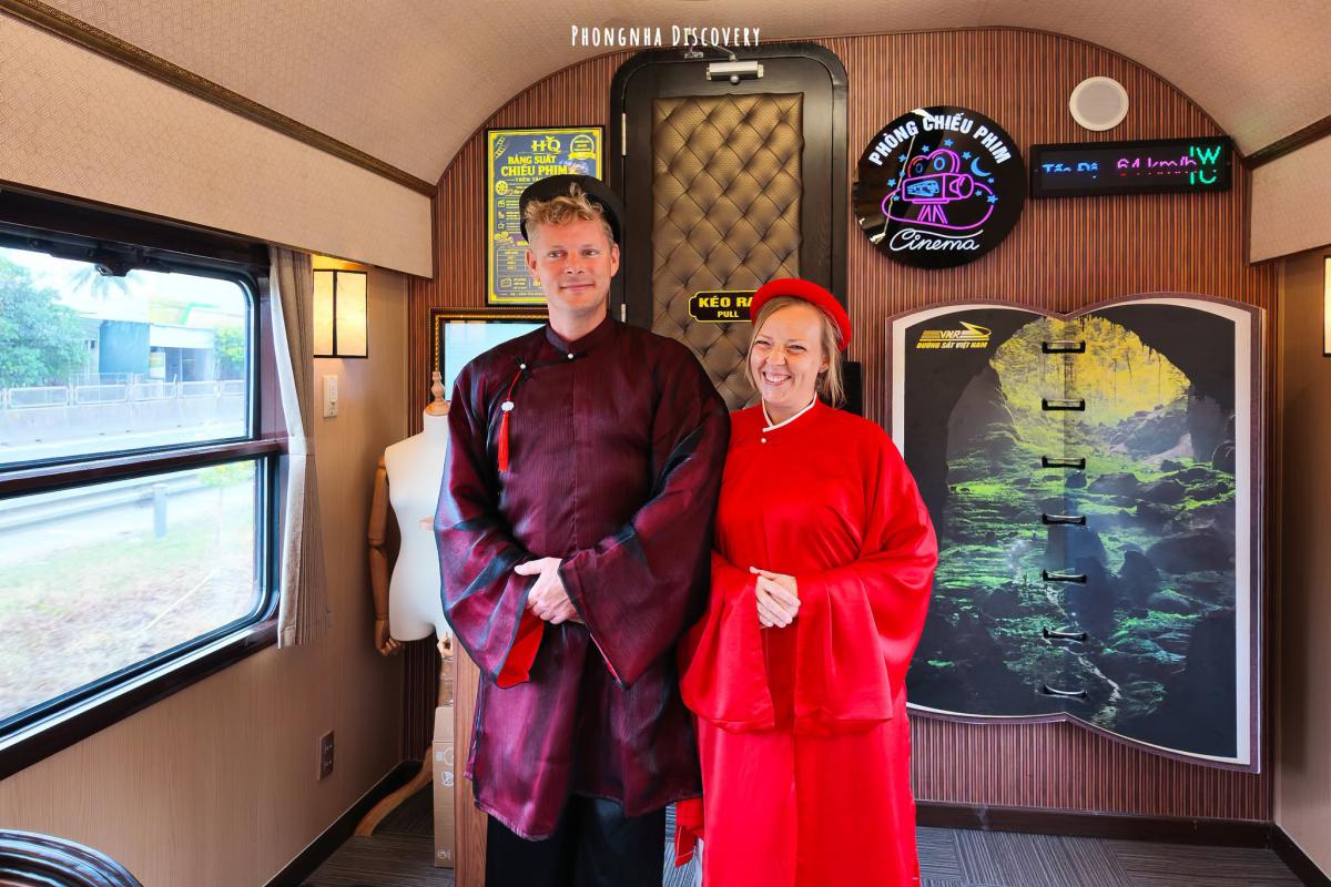 tourist in the train