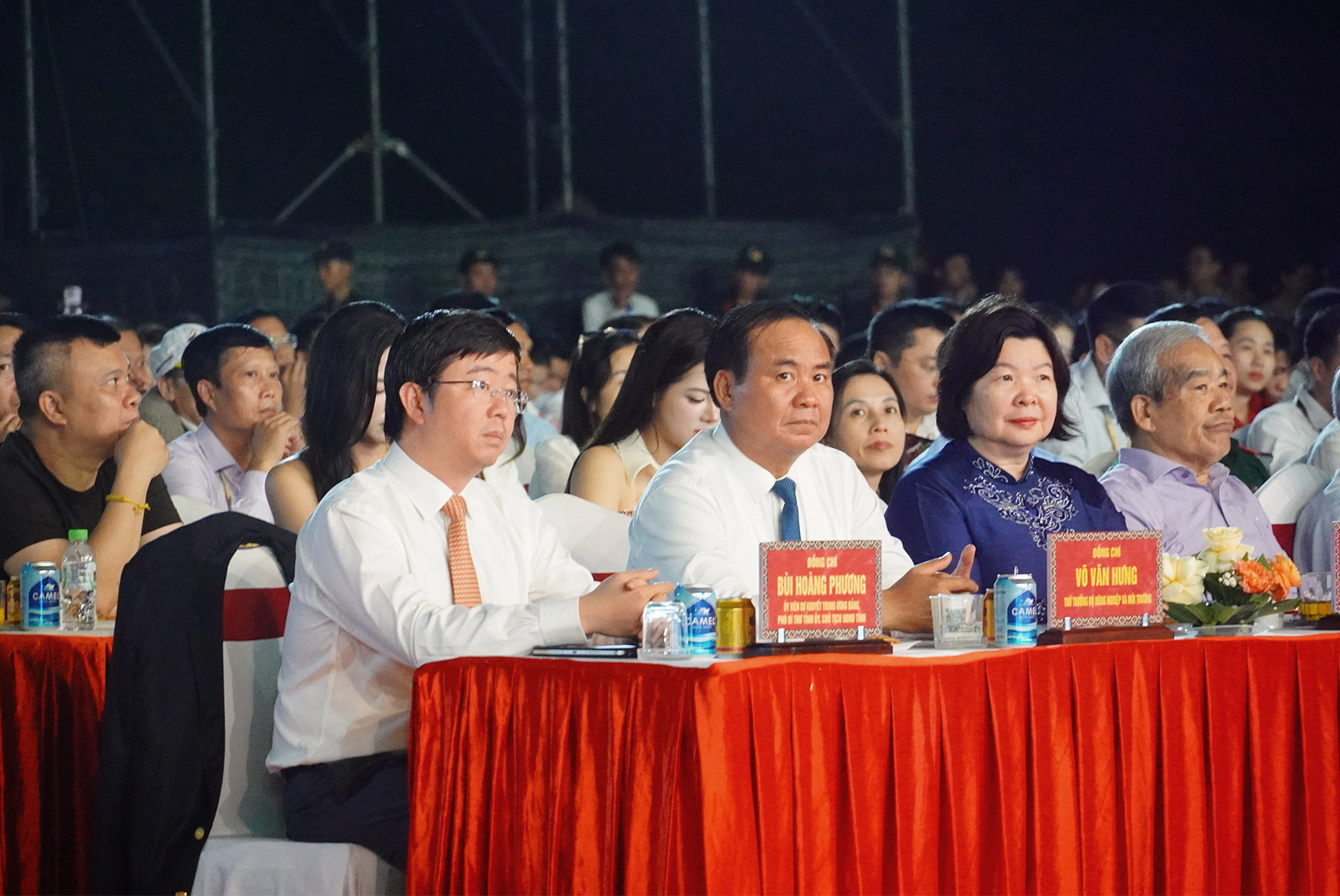Khe Sanh coffee products presented to visitors at the centenary festival